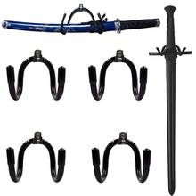 Soporte de pared ajustable para espada, colgador de gancho para espada, Dagger, hacha, Keyblade, Vertical o Ho, 4 paquetes 2024 - compra barato