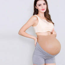 Top Quality 2-10 Month and 5-10 Twins Full Silicone Belly Fake Pregnant Tummy Tummy Men Body shaper, Top grade, import medical silicone, guangdong china, have past the sgs test 2024 - buy cheap