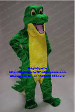Green Gator Crocodile Alligator Mascot Costume Adult Cartoon Character Outfit Suit New Year Party Brand Name Promotion zx2885 2024 - buy cheap