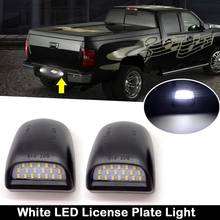 For Chevrolet Avalanche Silverado 1500/2500/3500 For GMC Sierra Yukon For Cadillac Escalade White LED License Number Plate Light 2024 - buy cheap