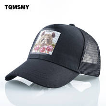 Gorras Snapback informales para hombre y mujer, sombrero de béisbol con diseño de Panda, malla transpirable, Hip Hop 2024 - compra barato
