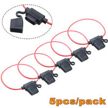 5pcs Waterproof Automotive Blade In-line Fuse Holder with Standard Blade Fuses +5pcs Fuses 12V 30A For Car 2024 - buy cheap