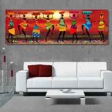 Абстрактный танцующий постер для женщин, холщовая живопись, настенные картины для гостиной, спальни, украшение без рамки 2024 - купить недорого