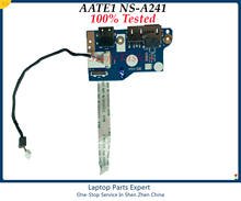 Placa de interruptor de botón de encendido USB AITE1, alta calidad, original, para Lenovo Thinkpad E555, NS-A241, completamente probada, envío gratis 2024 - compra barato