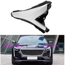 Lente de Faro de coche para Cadillac CT6 2019 2020, cubierta de Faro, cubierta de carcasa delantera de coche de repuesto 2024 - compra barato