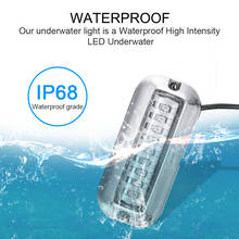 27LED 12V Boat Transom Light Underwater Pontoon Marine Ship Boat Accessories Light Stainless Steel Waterproof Marine Light IP68 2024 - buy cheap