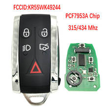 Car Remote Key For Jaguar 2009-2012 XF XFR for XK XKR 2010-2013 FCCID KR55WK49244 ID46 PCF9753 315 434 Mhz Keyless Go 2024 - buy cheap
