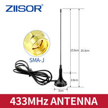 433MHz High Gain Whip Magnetic Antenna SMA Male 433M Wireless Module LoRa Spread Spectrum WiFi Omnidirectional 2024 - buy cheap