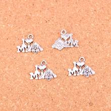 120Pcs I love my dog Charms Pendant For DIY Necklace Bracelet Jewelry Making DIY Handmade 17mm 2024 - buy cheap