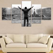 5 Panel rocky Inspirational quotes Painting Canvas HD balboa print Wall Art 5 piece movie poster with frame 2024 - buy cheap