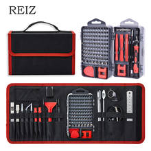 REIZ Precision Screwdriver Set 135 In 1 Magnetic Screwdriver Bit Set Phillips Torx Bits Repair Hand Tools Kit For Phone Laptop 2024 - buy cheap