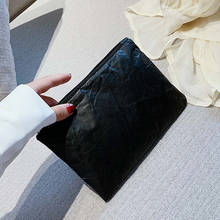 2020 Women New Kraft Paper Cosmetics Clutch Bag Light Washable Tear-resistant Environmentally Portable Phone Bag #W3 2024 - buy cheap
