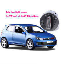 Автомобильный головной светильник переключатель Встроенный автоматический светильник Сенсор PQ платформа для VW Golf 6 MK5 MK6 Jetta 5 MK5 Tiguan Passat B6 Touran 2024 - купить недорого