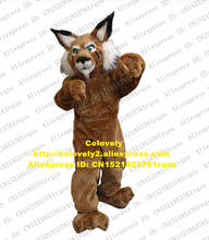 Bully leopardo gato tigre bobcat lince catamount lince luchs mascote traje adulto dos desenhos animados adereços artes cênicas zz7720 2024 - compre barato