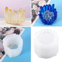 Crystal Epoxy Storage Box Resin Mold DIY Crafts Ornament Making Tool Candle Holder Silicone Mould 2024 - buy cheap