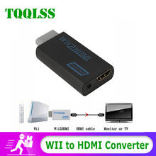 Конвертер WII в HDMI для игрового ПК, монитор HDTV, дисплей Full HD 1080P, видео Wii 2, HDMI адаптер со штекером AUX 3,5 мм, аудиовыход 2024 - купить недорого