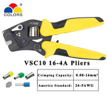 HSC10 16-4A mini-type self-adjustable crimping pliers multi tool Casing type special clamp 0.25-16mm VSC10 16-4a crimping tools 2024 - buy cheap