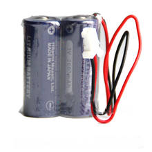 Original 2CR17450 3V 2600mAh CR17450-2 CR17450 2 Combinations Plug Machine Tool PLC Lithium Industrial Battery Pack 2024 - buy cheap