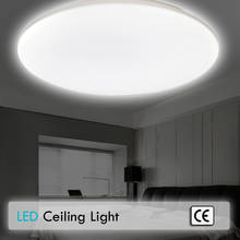 Luces LED de techo ultradelgadas para habitación, lámparas de techo para iluminación de sala de estar, 18W, 24W, blanco frío, naturales 2024 - compra barato
