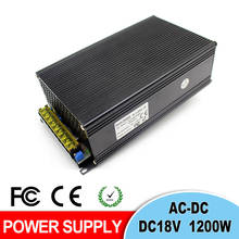 Regulated Power Supply DC18V 66.7A 1200W Ac-Dc Converter Driver 220V 110 AC DC 18V Power Source For CCTV 3D Printer CNC Router 2024 - buy cheap