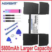 HSABAT 0 Ciclo 5800mAh Bateria para MacBook 12 A1527 "Retina A1534 2015-2016-2017 ano MF855 MJY32 MK4M2 661-02267 2024 - compre barato