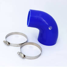 90 degrees Reducer Silicone Elbow Hose 51 63 70 76MM Rubber Joiner Bend Tube for  Air Intake Hose 2024 - buy cheap