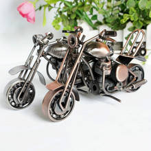 Decoração de artesanato em formato de corrente, 18*7*12cm, estatuetas, metal, miniaturas, modelador de motocicleta, presente de aniversário 2024 - compre barato