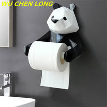Wu chen-suporte de tecido higiênico r5708, arte em resina longa, rolo de papel higiênico, montagem na parede, decoração de banheiro 2024 - compre barato
