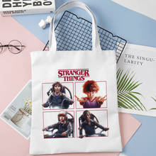 Сумка для покупок «странные дела», Хлопковая сумка для покупок Джутовая сумка, складная джутовая Сетчатая Сумка 2024 - купить недорого
