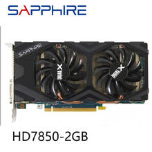 Б/у видеокарты SAPPHIRE HD7850 2 Гб GPU для AMD Radeon HD7850 2 Гб видеокарты GDDR5 для настольного компьютера ПК игровой HDMI DVI 2024 - купить недорого
