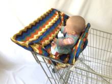 [Material Silk imitation] 3 Colors Quality shopping cart cover&highchair cover for baby infant&toddler 2024 - buy cheap