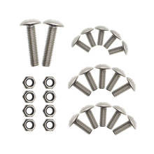 25pcs Universal For Yamaha Banshee 350 Fender Bolt Screw Nut Mount Kit Plastics Hardware YFZ350 YFZ 350 Mud Guard Mudflap Bolts 2024 - buy cheap