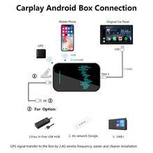 For Apple Carplay AI Box Android System Car Multimedia Player Video 4+32GB Wireless Mirror link Auto Radio upgrade Wifi BT 2024 - buy cheap