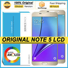 100% Original 5.7" Super Amoled Display for SAMSUNG Galaxy Note 5 N920F Full LCD Display Touch Screen Repair Parts 2024 - buy cheap