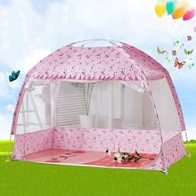2020 Baby Mosquito Net Portable Infant Crib Tent Folding Mongolian Yurt Mosquito Netting Children Cartoon Canopy Encrypted Mesh 2024 - buy cheap