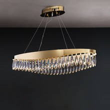 Art Deco Postmodern Crystal Stainless Steel Designer LED Chandelier Lighting Lustre Suspension Luminaire Lampen For Foyer 2024 - buy cheap