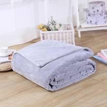 Solid Grey Coral Fleece Blankets For Beds Sofa Microfiber Throw Blanket Thin Pet Baby Kid Adults Bedspread Office Nap Blanket 2024 - buy cheap