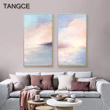 Abstract Pink Sea Cloud Canvas Painting Nordic Plakaty I Druki Modern Canvas Art for Living Room Fashion Wall Art Picture Poster 2024 - buy cheap