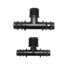 male 1/2" to 1/2 3/4 Garden hose tee 2 way water splitter G1/2 to 16mm 20mm tee barb connector 4pcs 2024 - buy cheap
