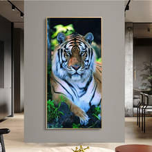 African Wildlife Tiger Posters and Prints on Canvas Painting Tiger Animal Wall Art Canvas Picture for Living Room Home Decor 2024 - buy cheap
