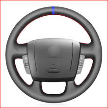 Blue Marker Artificial Leather Steering Wheel Cover for Peugeot Boxer 2006-2019 Citroen Jumper Relay Fiat Ducato Ram ProMaster 2024 - buy cheap