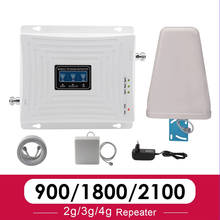 Walokcon-Amplificador de señal celular 2g, 3g, 4g, 900, 1800, 2100 GSM, WCDMA, UMTS, LTE, 900/1800/2100mhz 2024 - compra barato