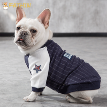 FATHIN 100% Cotton Dog Clothes Coat Jacket Baseball Clothing for Pet Small Large Dog French Bulldog Costume S-XXXL 2024 - buy cheap