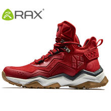 Rax homem caminhadas à prova dwaterproof água anti-deslizamento trekking multi-terrian sapatos montanhista para o inverno respirável aquecimento de couro genuíno 2024 - compre barato