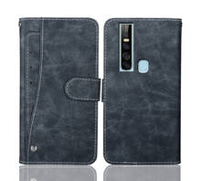 Luxury Wallet Tecno Camon 15 Pro Case 6.53" Vintage Flip Leather Protective Cover For Tecno Camon 15 Pro Case With Card Slots 2024 - buy cheap