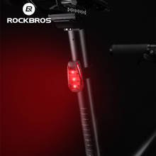 ROCKBROS Bicycle Tail Light Bike Rear Light Taillight Portable Running Night Riding Safety Warning Helmet Lights Bike Accessory 2024 - buy cheap
