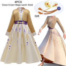 Disfraz de Año Nuevo para niñas, vestido de princesa para fiesta de cumpleaños, Cosplay, 3-12 años 2024 - compra barato
