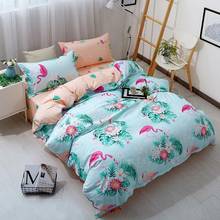 39Flamingo 4pcs Girl Boy Kid Bed Cover Set Duvet Cover Adult Child Bed Sheets And Pillowcases Comforter Bedding Set 2TJ-61015 2024 - buy cheap