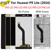 For Huawei P9 Lite 2016 VNS-L21 VNS-L22 VNS-L23 VNS-L31 LCD Display+Touch Screen Digitizer Assembly with Frame For G9 lite lcd 2024 - buy cheap