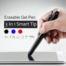 Caneta pilot frixion apagável 3 cores, canetas em gel de 0.5mm com ponta inteligente para tablet/telefone, material de escritório japonês 2024 - compre barato